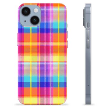 iPhone 14 Custodia TPU - Camicia di Flanella