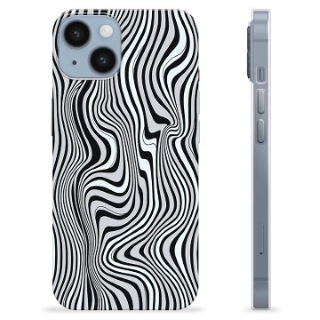 iPhone 14 Custodia TPU - Zebra Ipnotica