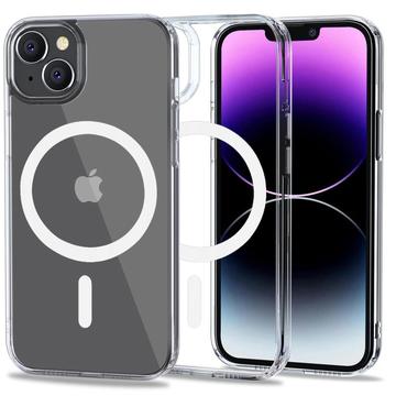 Custodia Ibrida Magnetica Tech-Protect Flexair per iPhone 14 - Trasparente