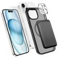 Set di protezione MagSafe 4 in 1 per iPhone 15 con porta carte