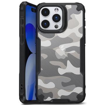 Custodia Ibrida Anti-Shock per iPhone 15 - Camouflage