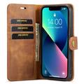 Custodia a Portafoglio Staccabile DG.Ming per iPhone 15 - Marrone