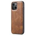 Custodia a Portafoglio Staccabile DG.Ming per iPhone 15 - Marrone