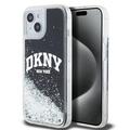 Custodia iPhone 15 DKNY Liquid Glitter Arch Logo