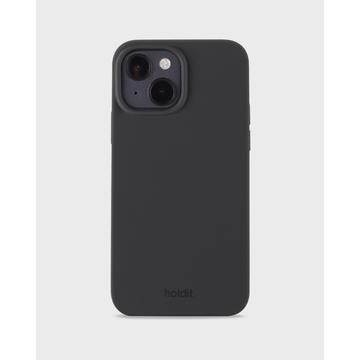 Custodia in silicone per iPhone 15 Holdit - Nera