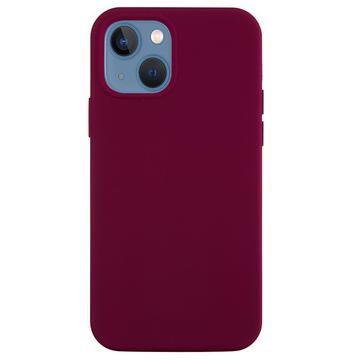 Custodia Silicone Liquido per iPhone 15 - Rosso vino