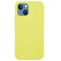 Custodia Silicone Liquido per iPhone 15 - Gialla