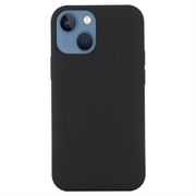 Custodia in silicone liquido per iPhone 15 - compatibile con MagSafe - Nera