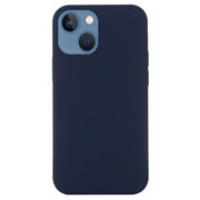Custodia in silicone liquido per iPhone 15 - compatibile con MagSafe - Blu Scuro