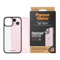 Custodia per iPhone 15 PanzerGlass ClearCase D3O Bio - Nero / Trasparente