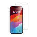 iPhone 15 Plus 4smarts Second Glass Screen Protector con cornice di montaggio - 9H (Confezione aperta - Condizone ottimo) - Trasparente