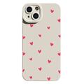 Custodia sottile in TPU con motivo a cuore per iPhone 15 Plus