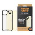 Custodia per iPhone 15 Plus PanzerGlass ClearCase D3O Bio - Nera / Trasparente