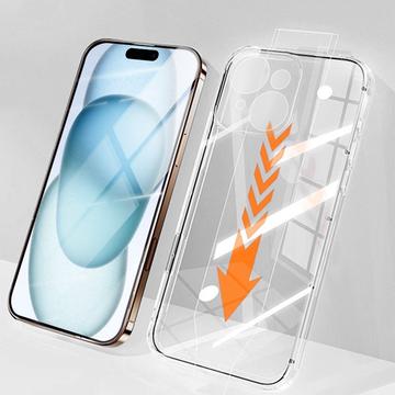Kit di protezione 2-in-1 iPhone 15 Plus Rurihai - Trasparente