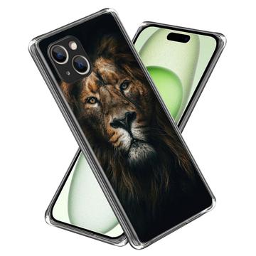 Custodia in TPU Stylish Ultra Sottile per iPhone 15 Plus - Leone