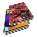 Custodia in TPU Stylish Ultra Sottile per iPhone 15 Plus - Fiori Rossi
