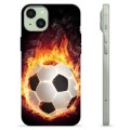 iPhone 15 Plus Custodia TPU - Fiamma di Calcio