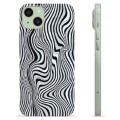iPhone 15 Plus Custodia TPU - Zebra Ipnotica