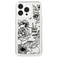 Custodia iPhone 15 Pro Fashion in TPU - Profilo rosa