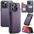 Custodia per iPhone 15 Pro Max Caseme C22 Portafoglio RFID - Viola