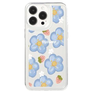 Custodia iPhone 15 Pro Max Fashion TPU - Fiori / Fragole