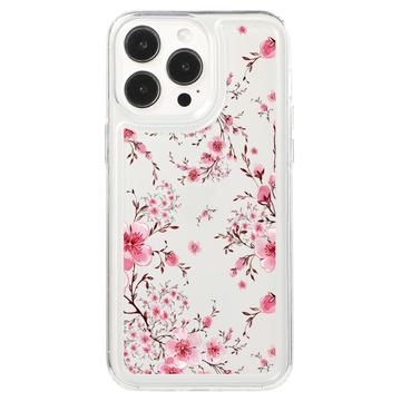 Custodia iPhone 15 Pro Max Fashion TPU - Fiori Rosa