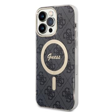 Custodia per iPhone 15 Pro Max Guess IML 4G - Compatibile con MagSafe - Nera