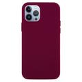 Custodia Silicone Liquido per iPhone 15 Pro Max - Rosso vino