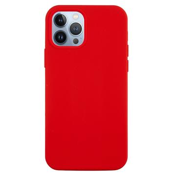 Custodia Silicone Liquido per iPhone 15 Pro Max - Rossa