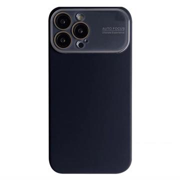 Custodia in Silicone Liquido con Protezione in Vetro Lente per iPhone 15 Pro Max