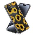 Custodia in TPU Stylish Ultra Sottile per iPhone 15 Pro Max - Girasoli