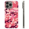 iPhone 15 Pro Max Custodia TPU - Camuflage Rosa