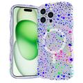 Custodia MagSafe iPhone 15 Pro Max Wave-Edge Laser Glitter - Star