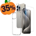 Set di Protezione 3 in 1 Northjo per iPhone 15 Pro