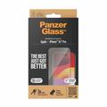 Proteggi Schermo PanzerGlass Ultra-Wide Fit EasyAligner per iPhone 15 Pro - Bordo Nero