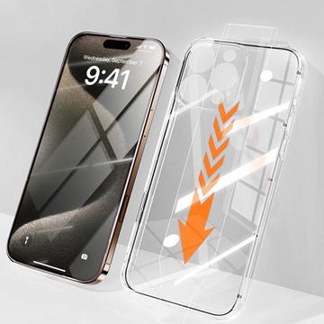 Kit di protezione 2-in-1 iPhone 15 Pro Rurihai - Trasparente