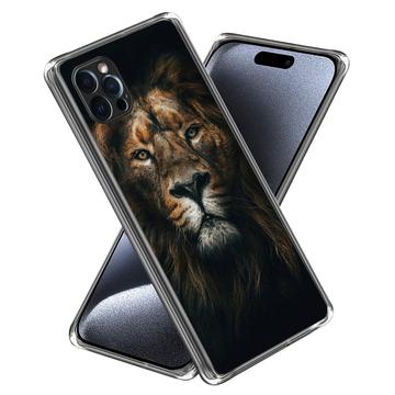 Custodia in TPU Stylish Ultra Sottile per iPhone 15 Pro - Leone