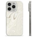 iPhone 15 Pro Custodia TPU - Marmo Perla