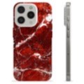 iPhone 15 Pro Custodia TPU - Marmo Rosso