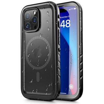 Custodia impermeabile IP68 per iPhone 15 Pro Tech-Protect Shellbox Mag - Nero