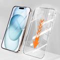 Kit di protezione 2-in-1 iPhone 15 Rurihai - Trasparente