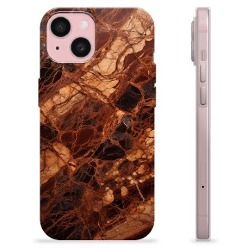 iPhone 15 Custodia TPU - Ambra Marmo