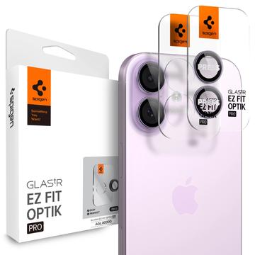 iPhone 16/16 Plus/17 Spigen Glas.tR Ez Fit Optik Pro Proteggi Obiettivo Fotocamera - Viola