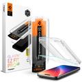 Protezione dello schermo in vetro temperato iPhone 16 Pro/17/17 Pro Spigen Glas.tR EZ Fit Pro - Trasparente