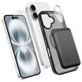 Set di protezione MagSafe 4 in 1 per iPhone 16 con porta carte
