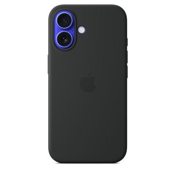 Custodia in Silicone per iPhone 16 Apple con MagSafe MYY13ZM/A - Nera