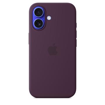 Custodia in Silicone per iPhone 16 Apple con MagSafe MYY43ZM/A - Prugna