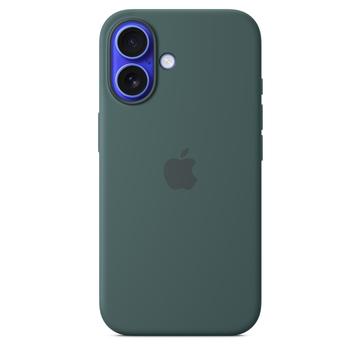 Custodia in Silicone per iPhone 16 Apple con MagSafe MYY83ZM/A - Lago verde