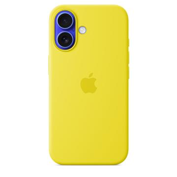 Custodia in Silicone per iPhone 16 Apple con MagSafe MYY73ZM/A - Frutto di carambola