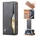 Portafoglio con set di carte per iPhone 16 - Nero